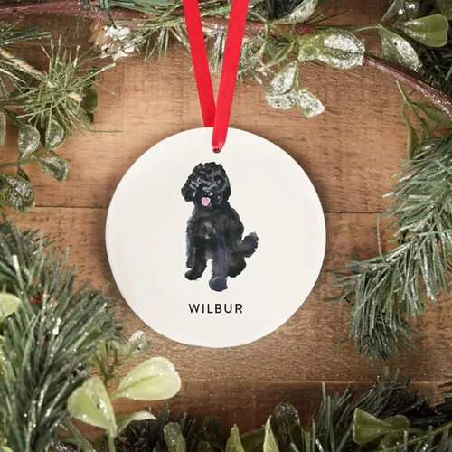 Miniatura 20 de Adorno personalizado para perro, adorno de Navidad personalizado Golden Retriever, regalos personalizados para amantes de las mascotas, regalos
