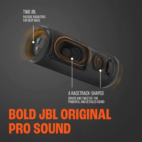 Miniatura 3 de JBL Flip 6 (negro) + paquete con divvi! Funda protectora rígida