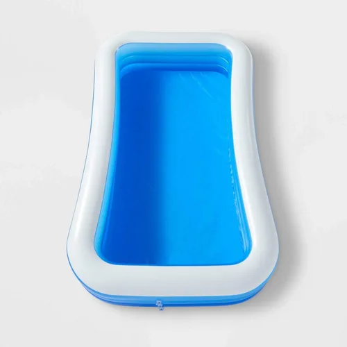 Miniatura 2 de Piscina inflable familiar rectangular de lujo de 10' X 22