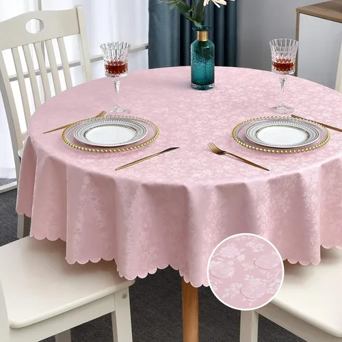Miniatura 39 de Romanstile Mantel de poliuretano resistente a las manchas y a las arrugas, mantel para comedor/fiesta/camping interior y exterior, lavable, de Flor