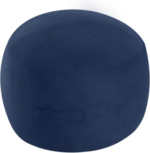 Miniatura 22 de MeMoreCool Puf Otomano Cuadrado Relleno Reposapiés, Puf de Suelo Reposapiés con Relleno de Trozos de Espuma, Otomano Relleno Suave Reposapiés