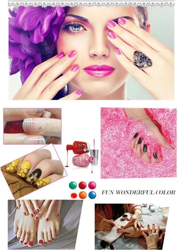 Miniatura 5 de XICHEN Secador de uñas UV 36W - Lámpara UV para esmalte de gel - 4 x 9W Blanco