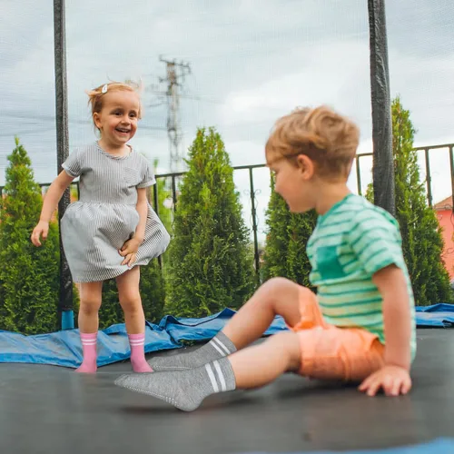 Miniatura 14 de ELUTONG - Calcetines para niños con agarre, antideslizantes, 12 pares para niños, niñas, bebés de 1 a 7 años