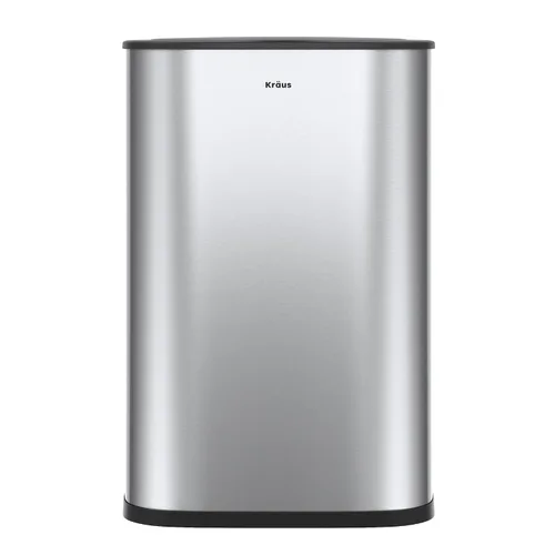 Miniatura 20 de Kraus GarbagePro Bote de basura rectangular de 13 galones manos libres con sensor de movimiento operado por batería en acabado negro mate con tapa