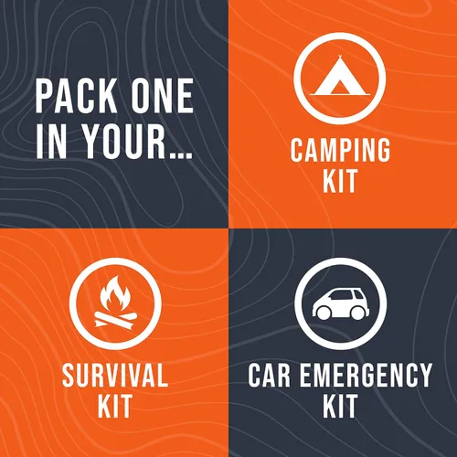 Miniatura 5 de Go Time Gear Mantas de emergencia para supervivencia (paquete de 12), equipo de supervivencia de emergencia Mylar para el hogar, camping, senderismo