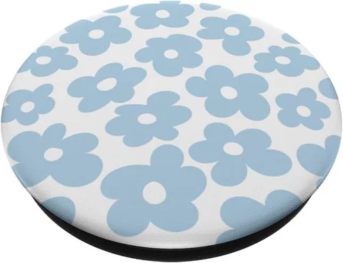 Miniatura 2 de PopSockets PopSockets intercambiables con flores de color azul claro