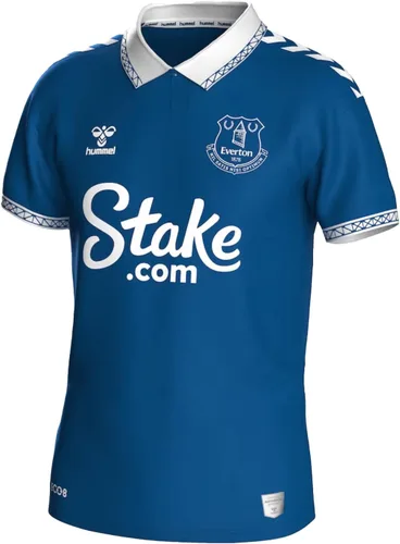 Hummel Camiseta de fútbol para hombre Everton FC 2324 Home & Away - rinde homenaje al legado del Everton