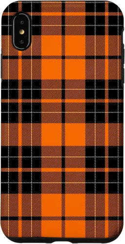 Miniatura 11 de Otoño cuadros naranja y negro patrón patrón caso para iPhone 17
