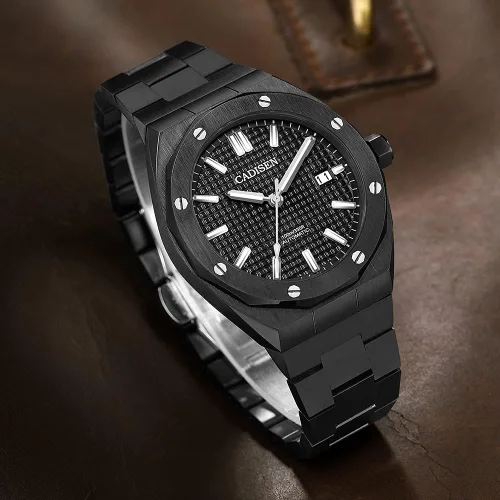 Miniatura 5 de CADISEN Reloj mecánico automático para hombre 3281ft impermeable marca de lujo casual de negocios reloj de pulsera 42mm