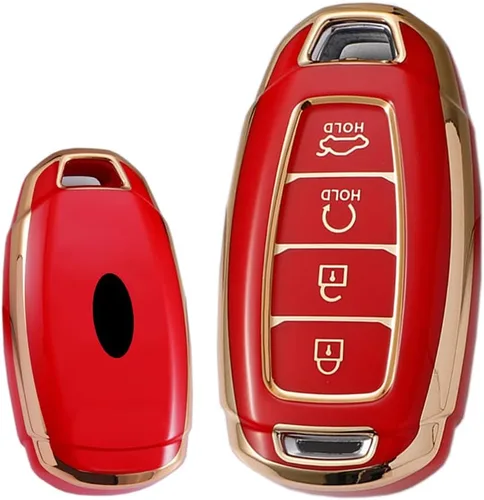 Miniatura 10 de ontto Funda protectora inteligente para llave de coche de 4 botones para Hyundai