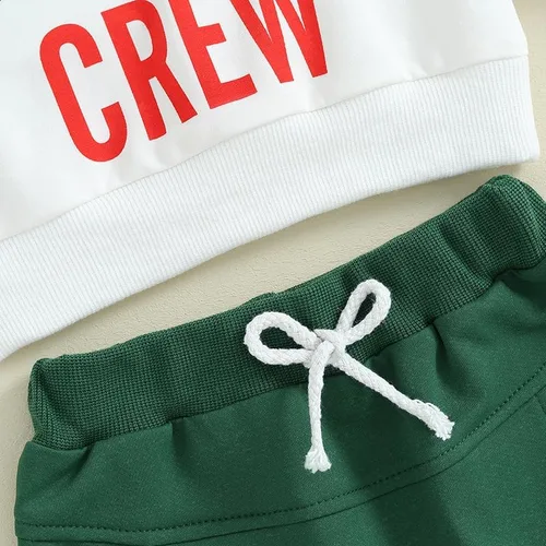 Miniatura 4 de Conjunto de sudadera de calabaza y pantalón para bebé y niño, de manga larga