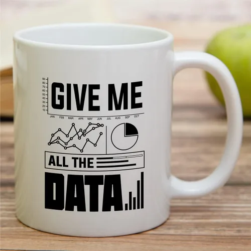 Miniatura 3 de Retreez Taza divertida – Give Me All The Data Science Scientist Analyst Computer Accounting - Tazas de café de cerámica de 11 onzas, sarcasmo