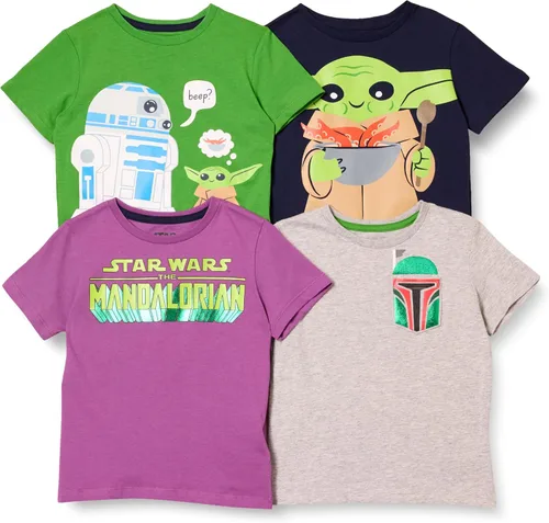 Miniatura 6 de Amazon Essentials Disney Marvel Star Wars Camisetas de manga corta para niños y bebés (anteriormente Spotted Zebra), Multipacks