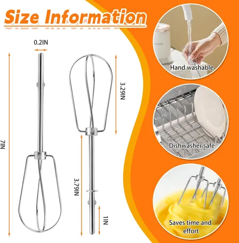Miniatura 3 de Accesorios de batidores para batidora de mano para Kitchenaid de acero inoxidable