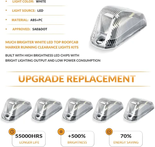 Miniatura 2 de Luces LED para techo de cabina para Dodge Ram ProMaster 1500 2500 3500, 5