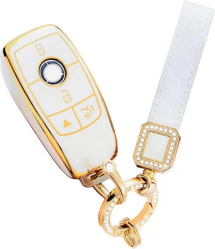 Miniatura 9 de Funda para llavero de Mercedes Benz, TPU suave de 360 grados de protección para llave de coche Clase A 2019-2021 Clase C Clase G, Clase S 2018-2021