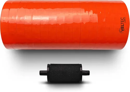 Miniatura 2 de Veltec Etiquetas de precios premium para pistola de precios Monarch 1110, etiquetas de una línea, 7/16 x 3/4 pulgadas, 16 rollos, 17,000 etiquetas
