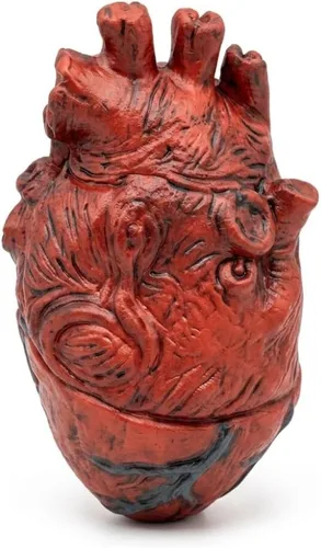Partes del cuerpo de fantasía. Corazón (1 por paquete)., Paquete de 1, Corazón rojo