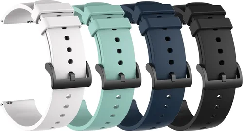 Correas de reloj compatibles con Motorola Moto Watch 100/Moto 360 3ª generación, correas de silicona de repuesto para Motorola Moto Watch 100/Moto