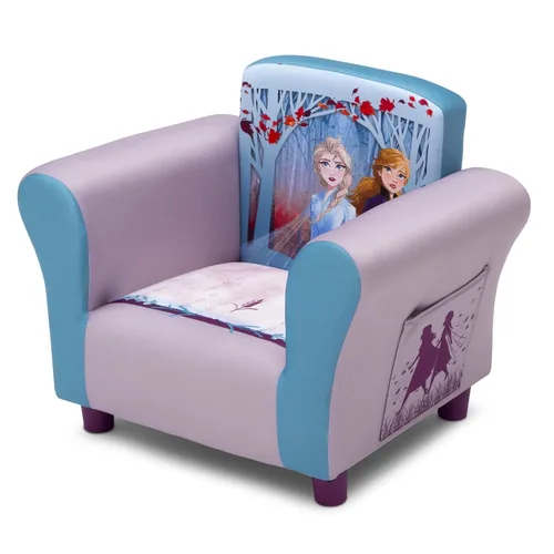 Miniatura 7 de Delta Children Juego de mesa y silla para niños con almacenamiento (2 sillas incluidas), ideal para artes, manualidades y silla tapizada, madera