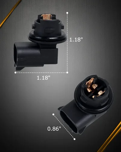 Miniatura 4 de HERCOO Cubierta de Lente de Luz de Placa de Matrícula, Enchufe de Lámpara Trasera Compatible con Toyota Tacoma 2005-2015, Tundra 2000-2013, Echo