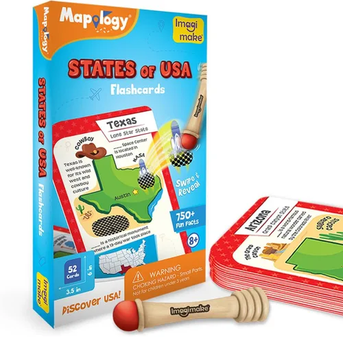 Miniatura 9 de Imagimake Mapology Monumentos de EE. UU. Rompecabezas 3D para niños Juguetes y juegos STEM Juguetes educativos para niños de 5 a 7 años