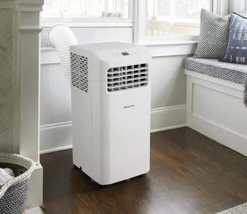 Miniatura 3 de Hisense Aire acondicionado portátil de 5000 BTU DOE (115 voltios) blanco ventilado, control remoto, enfría 150 pies cuadrados, temporizador de 24