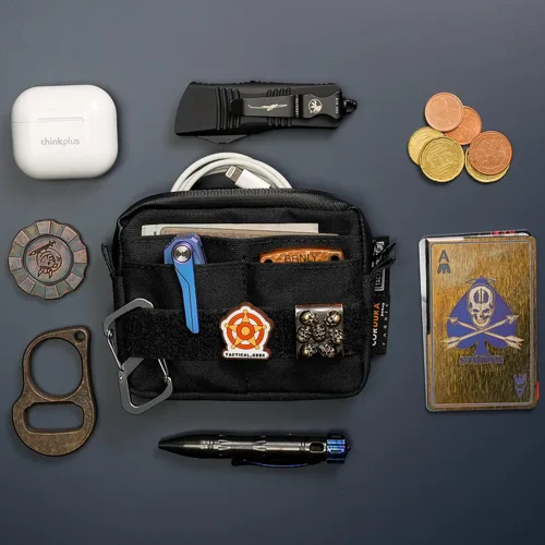 Miniatura 6 de TACTICAL_GEEK Organizador de almacenamiento A3 EDC de nailon, multifuncional, pequeño bolsillo para herramientas, bolsa de almacenamiento multiusos