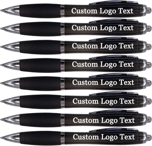 Miniatura 13 de Personalized Ballpoint Pens with Name for Events, Pink, 50 Pcs Custom Promotional Logo, Customized for Church, Wedding, Business, Reunion, Bank