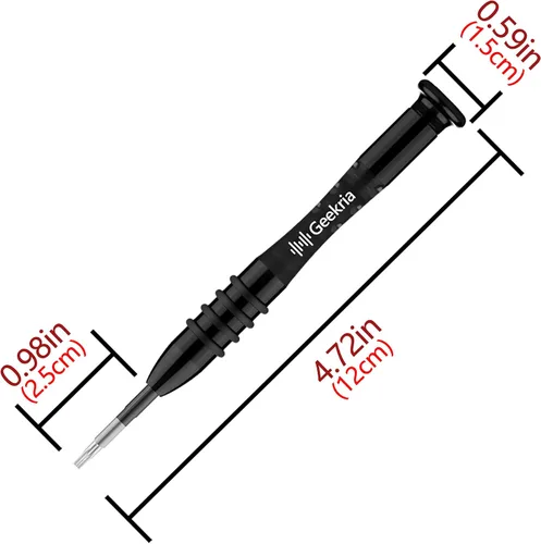 Miniatura 3 de Geekria Herramienta de reparación de repuesto para diadema con 10 tornillos + kit de herramientas de destornillador, herramienta de fijación