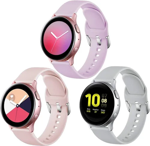 Miniatura 10 de Lerobo - Bandas compatibles con Samsung Galaxy Watch Active/Active 2 de 1.57 y 1.73 pulgadas/Galaxy Watch 1.65 pulgadas. Correa de reloj