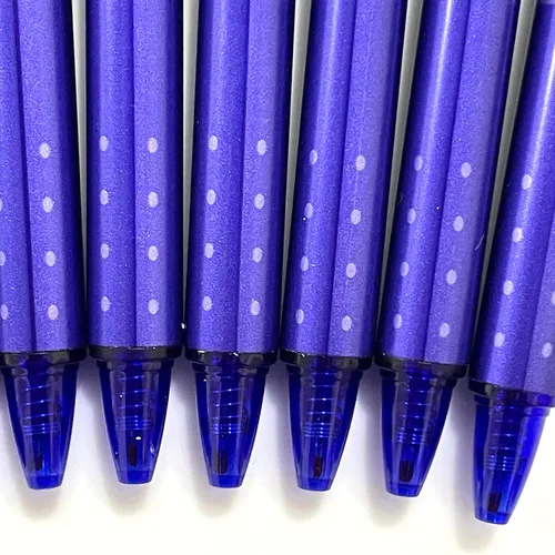 Miniatura 7 de sencoo Paquete de 5 bolígrafos de gel azul borrables retráctiles y borrables de tinta azul para estudiantes, papelería, oficina, premios escolares