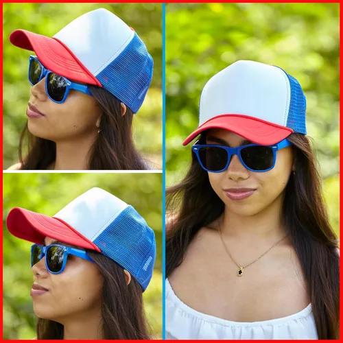 Miniatura 226 de Funky Junque Gorra de béisbol de béisbol en blanco para hombre y mujer