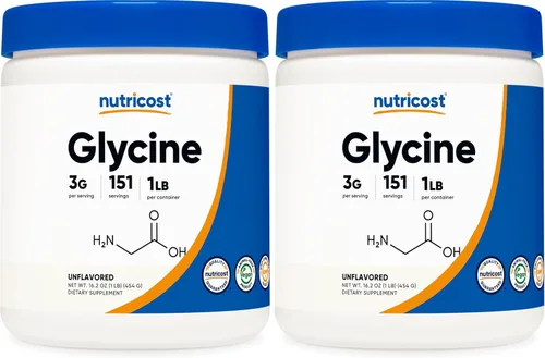 Miniatura 6 de Nutricost - Glicina en polvo 1 lb - Sin OMG, sin gluten