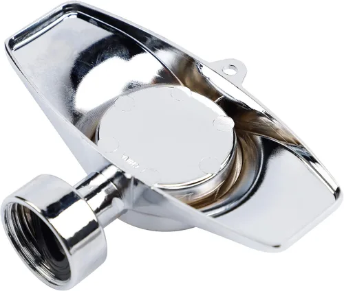 Miniatura 6 de Twinkle Star Paquete de 2 aspersores de metal, rociador cuadrado de 360 grados con flujo de agua suave, área de cobertura de rociadores de manguera