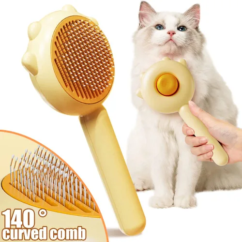 Miniatura 2 de Peine mágico para mascotas, cepillo de aseo para mascotas, cepillo para gatos y perros, cepillo para limpieza de masajes de mascotas, cepillos más