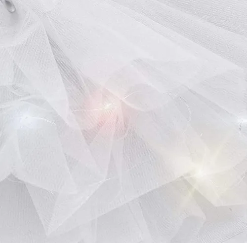 Miniatura 46 de Faldas de tutú LED para mujer, falda de tul con capas para baile de ballet, faldas iluminadas para disfraz de fiesta