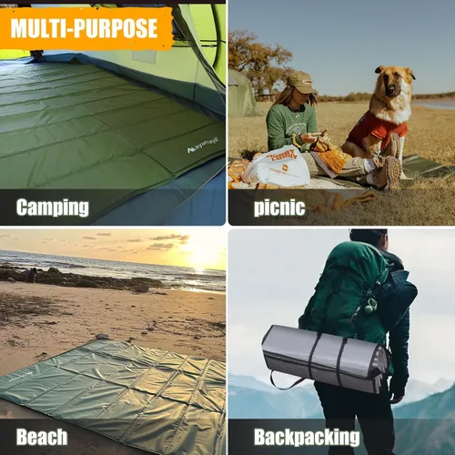 Miniatura 7 de Foam Sleeping Pad for Camping - AYAMAYA Foldable Camping Mattress for 1/2/3/4/5/6 Person, Extra Thick Waterproof Tent Footprint Inner Camping Mat 1