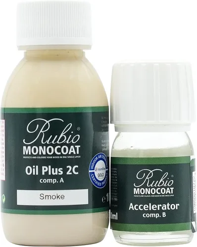 Miniatura 10 de Rubio Monocoat Tinte y acabado para madera de 650 pies cuadrados - Niebla Oil Plus 2C Aceite de linaza de secado rápido, ecológico