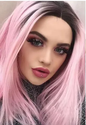 Miniatura 3 de FCHW - Pelucas cortas sintéticas rectas, estilo Bob, con flequillo, para mujeres de cabello negro