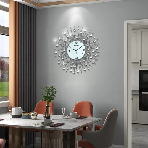 Miniatura 4 de 3D Reloj decorativo de pared. Diámetro de 25,6 pulgadas.