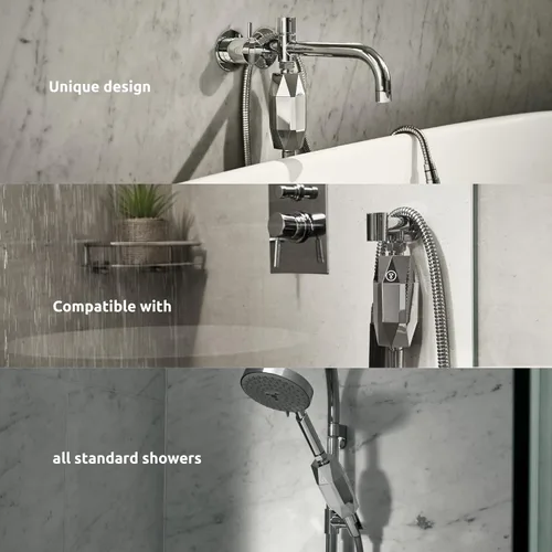 Miniatura 6 de Tappwater ShowerPro Diamond - Filtro de ducha. Filtros de cal, cloro y +60 sustancias. Diseño único. Filtración de 4 etapas y tecnología KDF-55