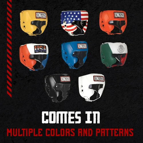 Miniatura 6 de Ringside, Muay Thai, MMA, casco con protección para enfrentamiento de boxeo con laterales Azul