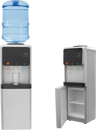 Dispensador de agua de carga superior para botellas de 5 galones, 3 temperaturas (frío/caliente/caliente) enfriador de agua independiente con