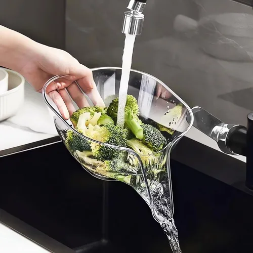 Miniatura 7 de Cesta de Drenaje Multifuncional - Nueva Cesta de Limpieza de Frutas 2024 con Contenedor Colador, Escurridor de Alimentos para Fregadero de Cocina