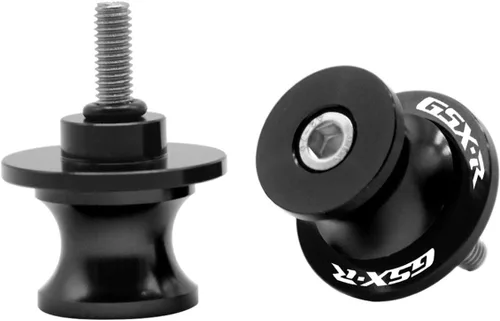 M8 motocicleta CNC brazo oscilante deslizadores carretes soporte tornillo para GSXR 125 250 300 600 750 1000 negro