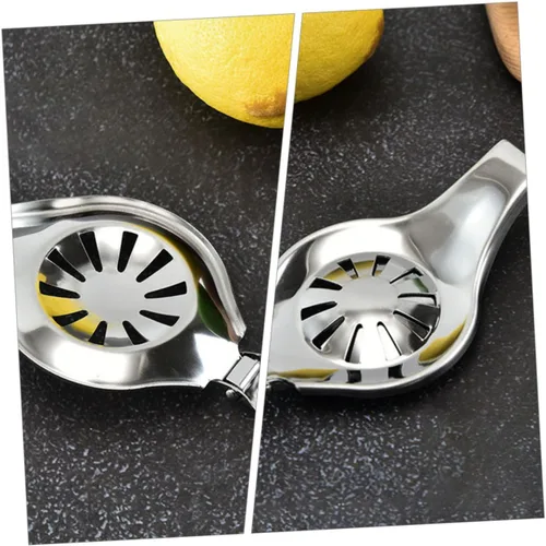 Miniatura 7 de Zerodeko Exprimidor de limón Exprimidor de limón Exprimidor manual de frutas Exprimidor de cítricos Exprimidor de frutas de acero inoxidable