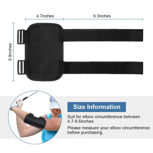 Miniatura 2 de Codo de ayuda para entrenamiento de swing de golf, entrenador de swing de golf, ayuda de entrenamiento de golf de brazo recto con notificaciones