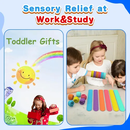 Miniatura 5 de Paquete de 6 juguetes para ansiedad para niños, juguetes sensoriales para niños con autismo, productos sensoriales para niños con autismo