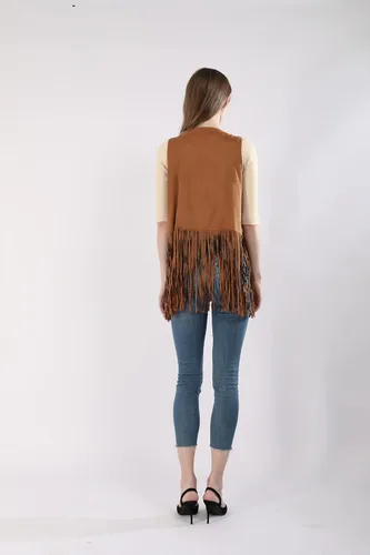 Miniatura 5 de Nuevo chaleco sin mangas con borlas y flecos, chaqueta de chaleco, chaqueta para exteriores